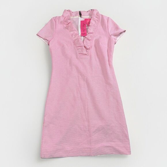 Lilly Pulitzer Pink Ruffle Dress - Picture 1 of 5